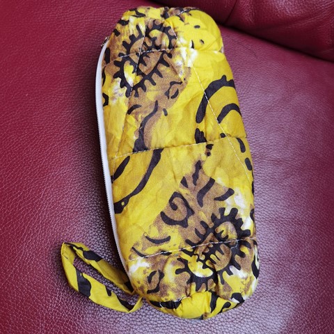 Trousse Pochette de maquillage en Tissu pagne wax