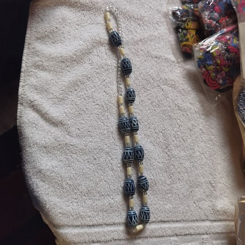 Collier Traditionnel  Ndop fait main Cameroun, Djankawax,