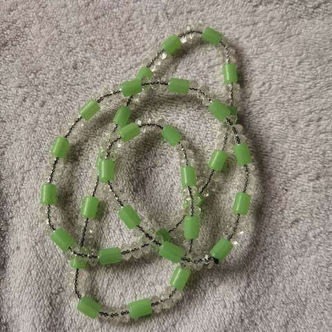 Collier Tour de taille en perles fait main Cameroun, Djankawax.