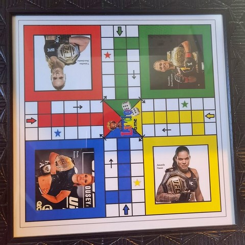 Ludo Jeu Fait Main Champions UFC femmes, Ludo, Afrique, jeu de société, jeu africain, Djankawax,