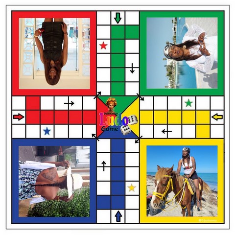 Ludo Jeu à personnaliser avec vos photos images, Djankawax, Ludo, Afrique, jeu de société, jeu africain,