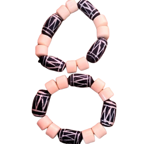 Collier et bracelet Ndop Artisanat Cameroun, Djankawax.