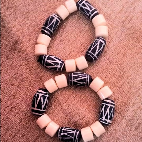 Bracelet Traditionnel Ndop Artisanat Cameroun, Djankawax.