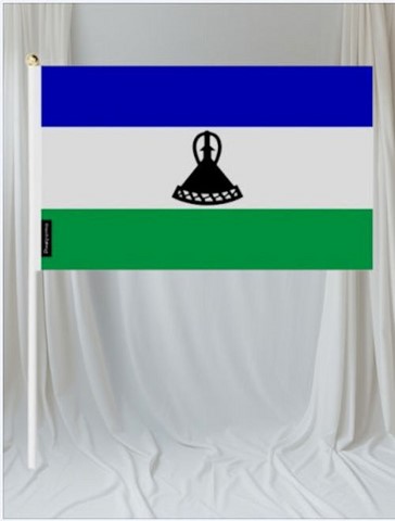 Drapeau mains Lesotho, lot de 5/10/20/50/100 pieèces,