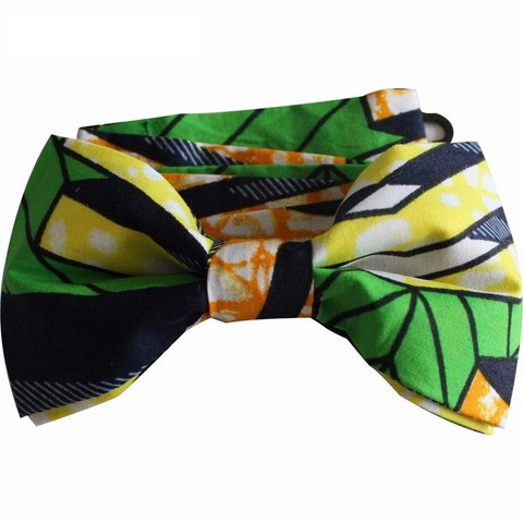 noeud papillon en tissu pagne,