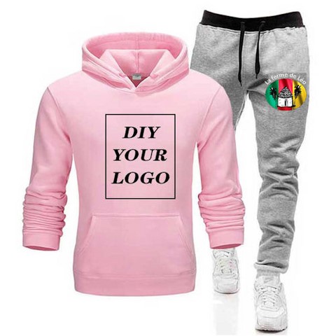 Ensemble Mixte H/F à Personnaliser avec image logo,