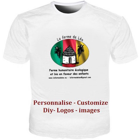 T-shirt Mixte à Personnaliser avec image et textes