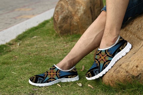 Chaussures en toile mixte à personnaliser par votre image,