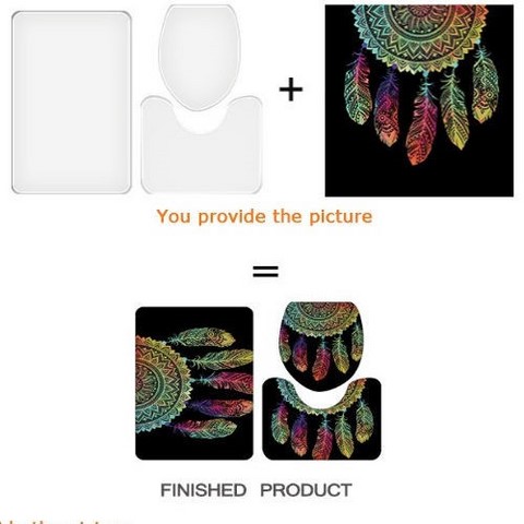 Ensemble tapis salle de bain à Personnaliser