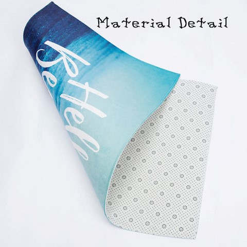 Tapis carpette à personnaliser avec image et texte,