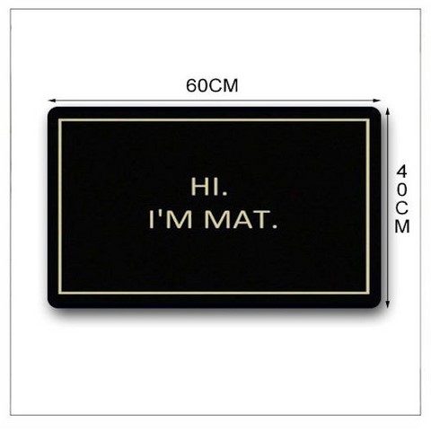 Tapis carpette à personnaliser avec image et texte,