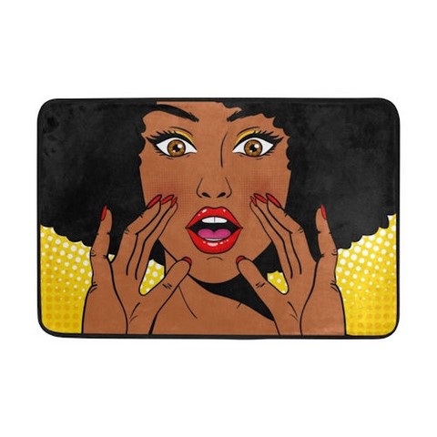 Tapis carpette à personnaliser avec image et texte,