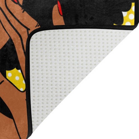 Tapis carpette à personnaliser avec image et texte,