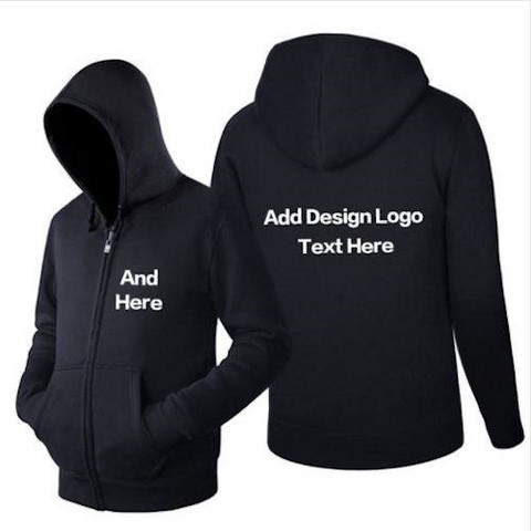 Sweat à capuche polaire Mixte à Personnaliser avec image et texte