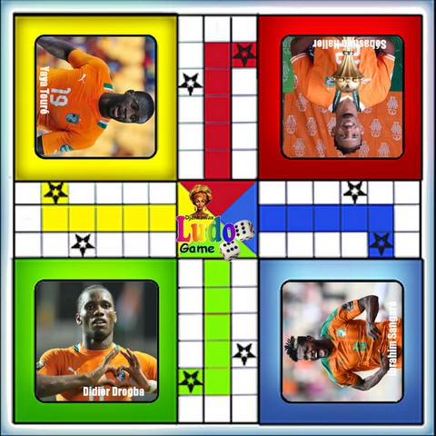 Ludo, bois Cameroun à personnaliser avec vos photos images, jeu de société, Djankawax,