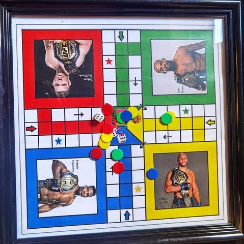 Ludo Jeu Fait Main Champions UFC hommes, Djankawax,