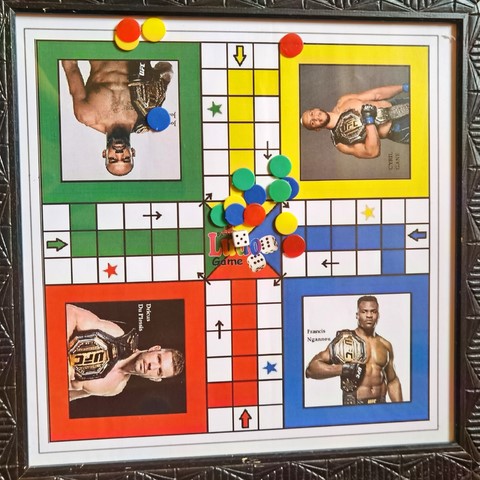 Boite de 1 dé et 16 pions pour jeu Ludo, remplacement, Djankawax,