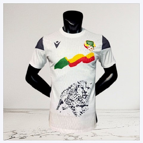 Maillot de Football Bénin 2025, ​blanc, les Guepards du Benin, Can, Caf, Afrique, Soccer, Africa, maillots pays africains,