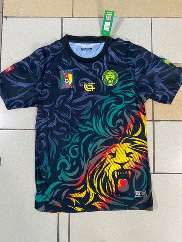  Cameroon green Football Jersey,Maillot Cameroun, personalisable, blanc, vert, rouge, Football, Lions indomptables Fourteen, Official,