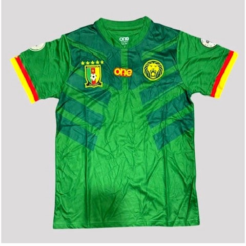 Maillot rouge, Cameroun, blanc, vert rouge, Football,
