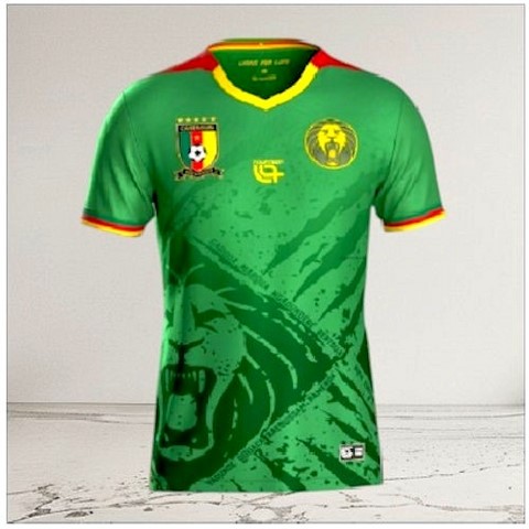 Cameroon green Football Jersey,Maillot Cameroun, personalisable, blanc, vert, rouge, Football, Lions indomptables Fourteen, Official,