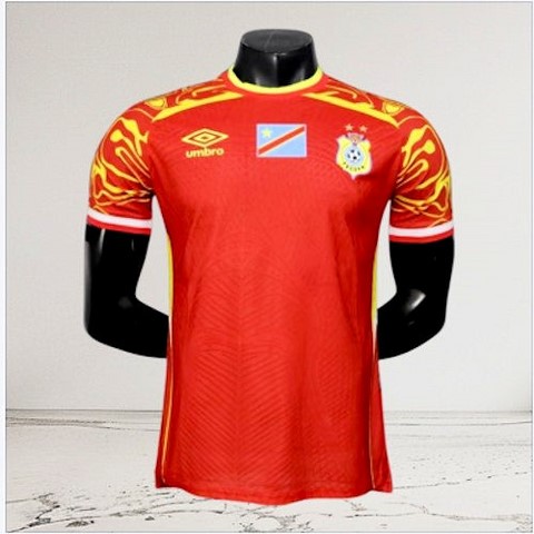 Maillot de Football orange Congo 2026, équipe nationale, drapeau, 