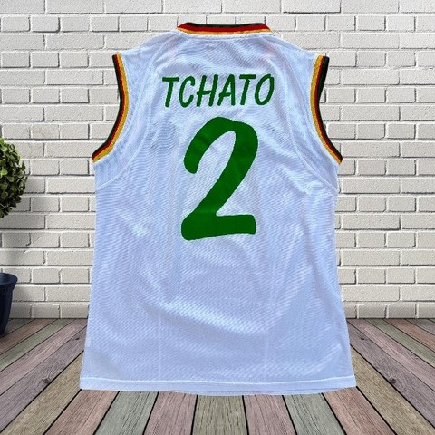 Maillot de Football Cameroun Rétro 2002, Jersey,Maillot Cameroun, personalisable, blanc, vert, rouge, Football, Lions indomptables, Puma,,