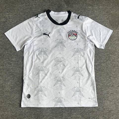 Maillot de Football blanc Egypte, équipe nationale, drapeau, 