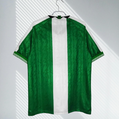 Maillot de Football Nigéria Rétro 1996, vert, équipe nationale, drapeau, 