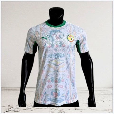 Maillot de Football Sénégal SN 🇩🇿 2025, Les Lions de la Teranga,  blancbleu, supporter sénégalais, Football Africain. africa. can, Afrique, football, djankawax, Africa Football, Diaspora Africaine, drapeau,