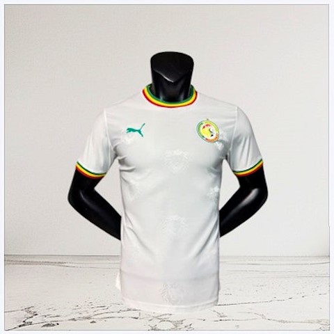 Maillot de Football Sénégal SN 🇩🇿 2026, blanc, Les Lions de la Teranga, supporter sénégalais, Football Africain. africa. can, Afrique, football, djankawax, Africa Football, Diaspora Africaine, drapeau,