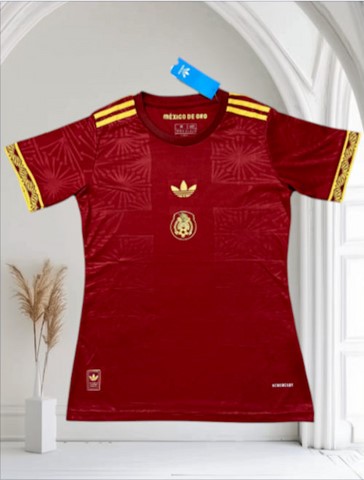 Football de Maillot de l'équipe du ​Mexique 2026 pour femme, rouge, Jerseys, Fans, Supporters El Tri, DiasporaMexicaine, Mexico,