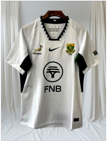 Maillot de Football Afrique du Sud 2025/2026, ​blanc, Can, Caf, Afrique, Soccer, Africa, maillots pays africains,