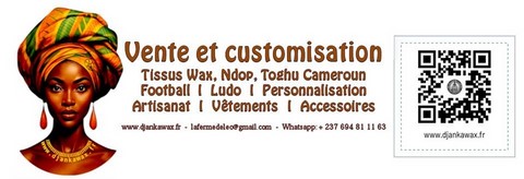 Vente de Maillots et Accessoire Football, Tissus Pagne Wax, Ndop, Toghu, Ludo, vêtements et Artisanat africain en Ligne,