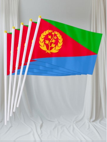 Drapeau mains Guinée-Bissau, lot de 5/10/20/50/100 pieèces,