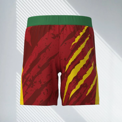  Short Cameroun, Jersey rouge, Football, Cameroun, Lions indomptables, Fourteen,