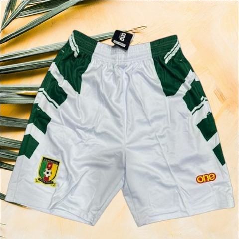Short, Cameroun, blanc, Football, Jersey,