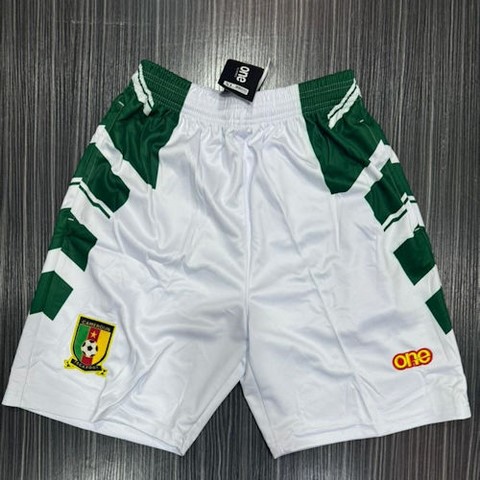 Short, Cameroun, blanc, Football, Jersey,