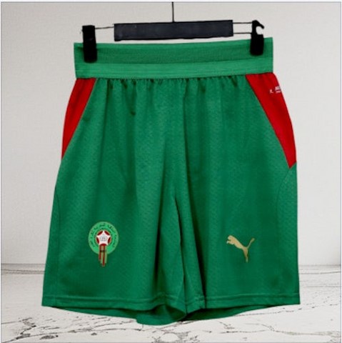 Short Maroc 2026 Football Shorts, red, Short Cameroun, Jersey rouge, Football, Can, Africa, soccer, Lions de l'Atlass, Puma
