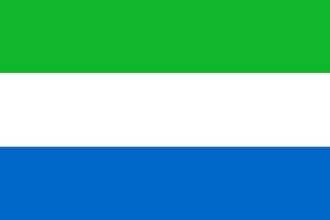Drapeau national, Sierra Léone, Supporters, Fans, Football, Pays Afrique, Caf, Can,