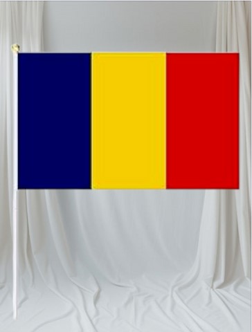 Drapeau mains Tchad Supporters, Fans, Football, Cameroun