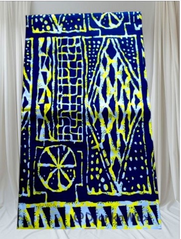 issu pagne wax africain,  Ndop, La ferme de Léo, ventes solidaires,