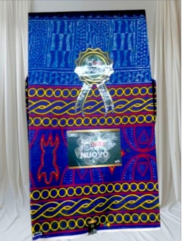 issu pagne wax africain,  Ndop, La ferme de Léo, ventes solidaires,