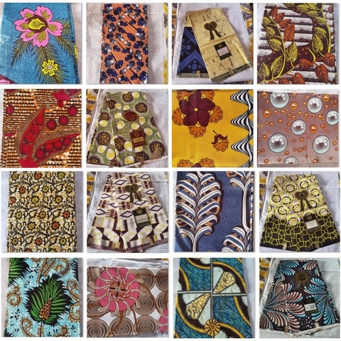 Coupon tissu pagne wax,