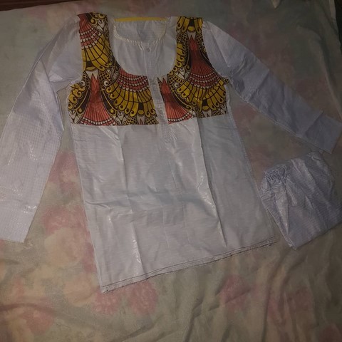 Ensemble homme en tissu pagne wax, djankawax, vêtements, couple, Cameroun,