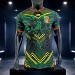 Maillot de Football Mali, 2025/2026, Noir, équipe nationale, drapeau, 