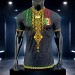 Maillot de Football Mali, 2025/2026, Noir, équipe nationale, drapeau, 