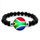 Drapeau national, Afrique du sud, Supporters, Fans, Football, Cameroun