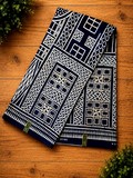 Ndop bleu, African wax loincloth 6 yards, ventes solidaire,lafermedeleo,La ferme de Léo,