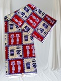 Ndop Bamiléké Cameroun 6 yard, Djankawax, tissus pagnes, wax,